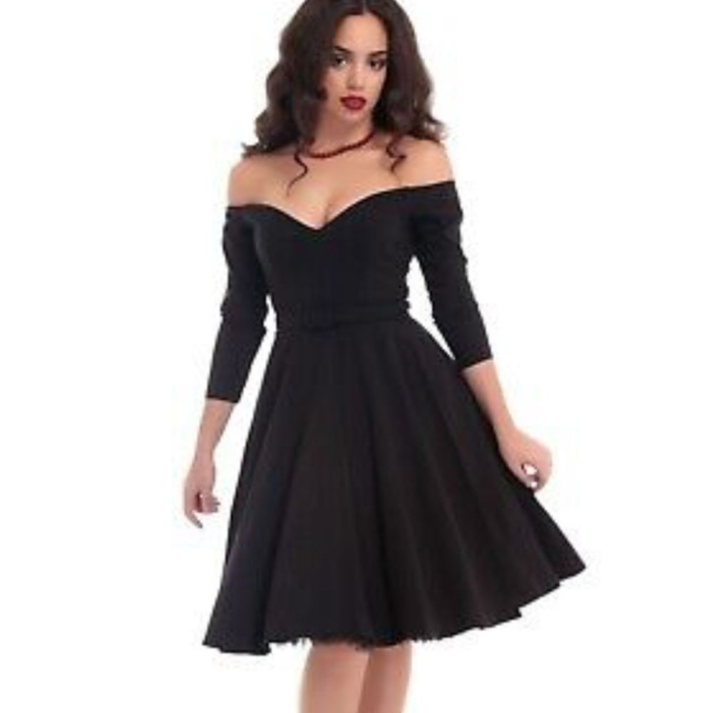 NWT Collectif Rachel Doll Dress in Black XXL